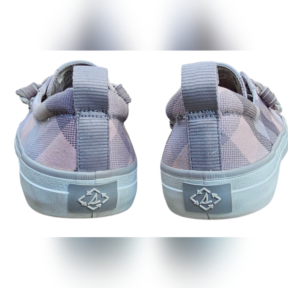 Sperry - Women's Pastel Plaid Low Top Shoes/Sneakers Crest Vibe STS88474 - Picture 5 of 7